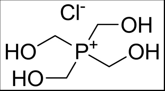 무색인 CAS 124-64-1 테트라키스하이드록시메틸 포스포늄 클로라이드 THPC 또는 맥간 황색 액체