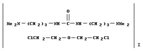 액체를 노랗게 하도록 누르스름한 CAS 68555-36-2 WT Polyquaternium-2 디아미노에어리 폴리머